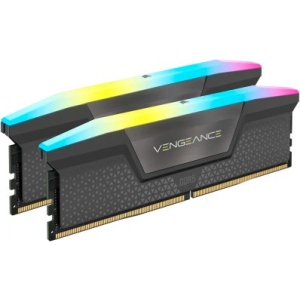 Память DDR Corsair DDR5 2x48GB/5600 Vengeance RGB Black (CMH96GX5M2B5600C40)