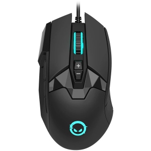 Уцінка - Миша дротова ігрова Lorgar Stricter 579 RGB LCD Wired USB Black (LRG-GMS579)