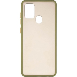 порівняти ціни на Чохол для смартфону Gelius Bumper Mat Case New for Samsung A217/A21s Green (90420)