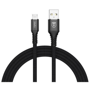 Кабель синхронізації даних T-phox Jagger T-M814 Micro USB - 1m (Black)