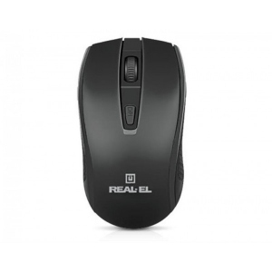 Миша бездротова REAL-EL RM-308 Black USB