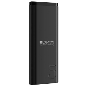 Батарея мобільна Canyon 5000mAh Black (CNE-CPB05B)
