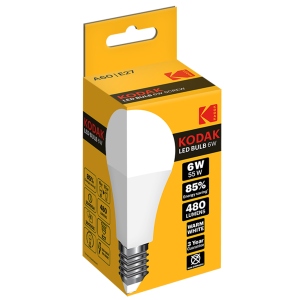 Лампочка світлодіодна Kodak A60 E27 12W 220V 3000K (30419407/BLIC-IK1)