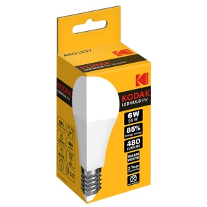 Лампочка світлодіодна Kodak A60 E27 8W 220V 3000K (30419360/BLIC-IK1)