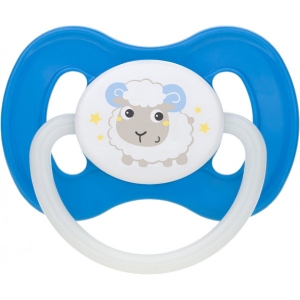Кругла пустушка Canpol babies Bunny & Company латексна синя, 1 шт. (23/278_blu)