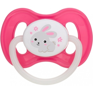 Симетрична пустушка Canpol babies Bunny & Company силіконова 18+ міс. рожева, 1 шт. (23/270_pin)