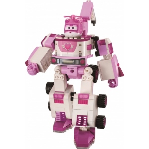 Робот-трансформер Super Wings Small Blocks 2-in-1 Buildable Transforming Vehicle Dizzy Діззі (EU385006)