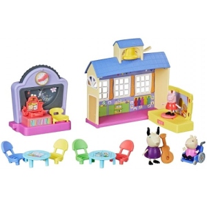 Колекційні фігурки набір Peppa Pig ШКОЛА ПЕППИ (3 фігурки, звук) (F2166)