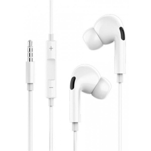 Навушники вкладиші дротові SkyDolphin SR18 White (HF-000461)