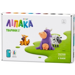Маса для ліплення Липака Корівка, песик, вівця (60024-UA01)