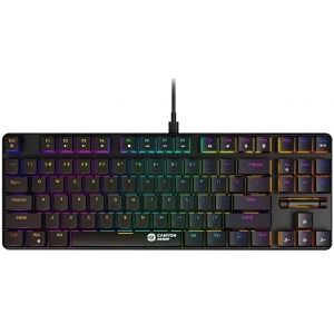 Клавіатура дротова ігрова Canyon Cometstrike GK-50 RGB TKL ENG/UKR Black (CND-SKB50-US)