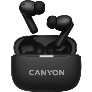 Навушники вкладиші бездротові TWS Canyon OnGo TWS-10 ANC ENC Deep Black (CNS-TWS10B)