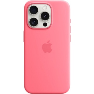 Чохол для смартфону Apple Silicone Case with MagSafe iPhone 15 Pro Pink (MWNJ3)