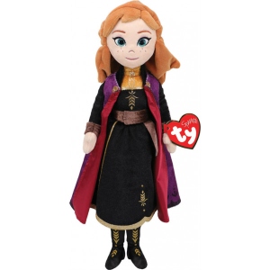 М'яка іграшка глазастик TY Frozen Анна "ANNA" 25см зі звуковим ефектом (2407)