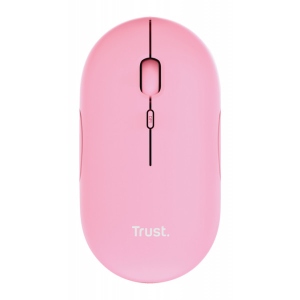 Миша бездротова Trust Puck Rechargeable Ultra-Thin BT WL Silent Pink (24125)