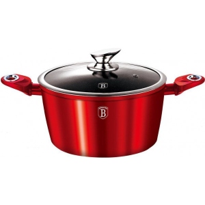 Каструля BerlingerHaus Metallic Line з кришкою 6 л D28 см (BH-1258N)