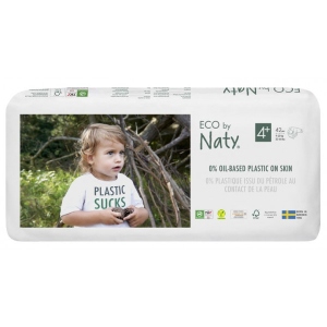 Одноразові підгузки Eco By Naty Органічні Розмір 4 (9-20 кг) 42 шт. (178440) порівняти ціни