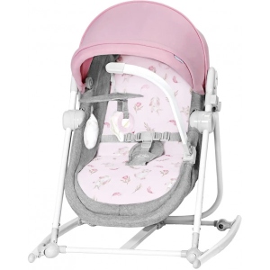 Крісло-шезлонг Kinderkraft 5 в 1 Nola Peony Rose (KBNOLA00PNK0000) замовити в Україні