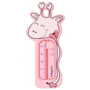 Уцінка - Термометр для ванни BabyOno плаваючий "Жираф" рожевий (775/01)