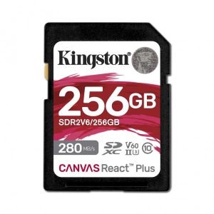 Карта пам'яті Kingston SD 256GB C10 UHS-II U3 R280/W150MB/s (SDR2V6/256GB)