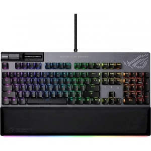 Клавіатура дротова ігрова Asus ROG Strix Flare II Animate RGB 113key NX Red USB Black