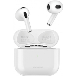 Навушники вкладиші бездротові TWS Promate Freepods-2 White