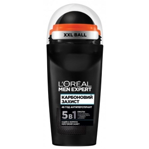 Дезодорант кульковий L'Oreal Paris Men Expert Карбоновий захист 50 мл (3600523594061)