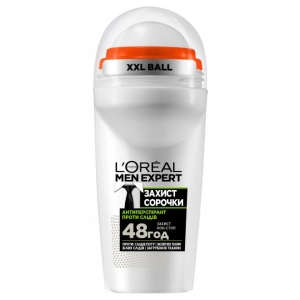 Дезодорант кульковий L'Oreal Paris Men Expert Захист сорочки 50 мл (3600523594085)