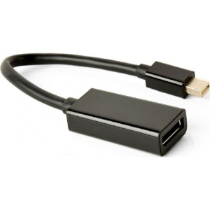 Перехідник Mini Display Port-VGA Cablexpert A-mDPM-DPF4K-01 0.15m Black (A-mDPM-DPF4K-01) купити в Києві