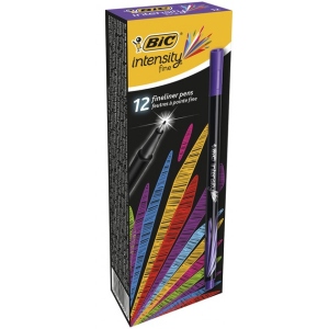 Фломастери BIC Intensity Фіол. 12 шт.  (3086123449176)