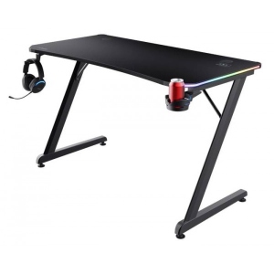 Стіл комп'ютерний Trust GXT 709W LUMINUS RGB Black (25184)