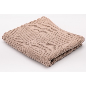 Рушник для обличчя GM Textile Уельс шоколадний махровий 50х90