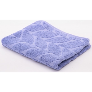 Рушник для рук GM Textile блакитний листочок махровий 40х70
