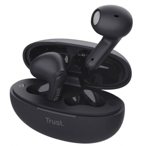 Навушники вкладиші бездротові TWS Trust Yavi Earphones Black (25298) офіційний магазин