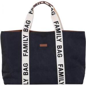Сумка для батьків Childhome Family bag - Canvas Black (CWFBSCBL)