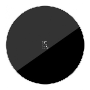 Бездротовий зарядний пристрій Baseus Simple 15W Black (WXJK-B01)