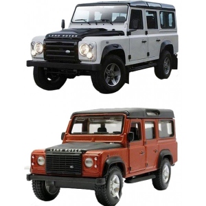 Колекційна машинка 1:32 Bburago Автомодель - LAND ROVER DEFENDER 110 (асорті білий, помаранчевий металік 1:32) (18-43029)