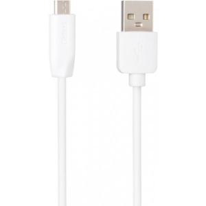 Кабель синхронізації даних Gelius One GP-UC115 MicroUSB White 1m (85158)