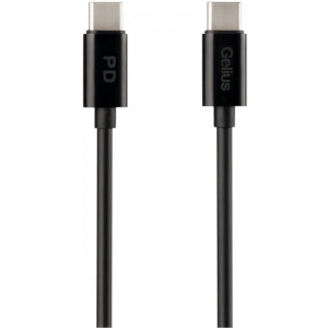 Кабель синхронізації даних Gelius Contact GP-UC111 60W Type-C/Type-C Black 1 м (85154)