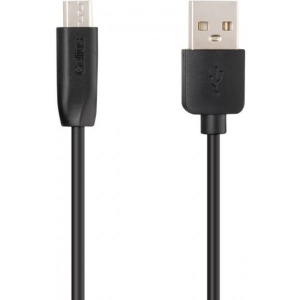 Кабель синхронізації даних Gelius One GP-UC115 MicroUSB Black 1m (85159)