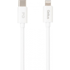 Кабель синхронізації даних Gelius Control GP-UC114 20W Lightning/Type-C White 2 м (85153)
