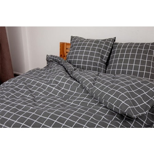 Комплект постільної білизни ТЕП Happy Sleep Duo" євро Grey Check (2-04009_26582)
