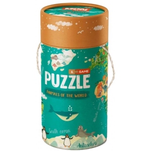 Пазли картонні (3-4 роки) Mon Puzzle Пазл та гра  "Тварини Світу" игра "Животные мира"  (200113) фірмовий сайт