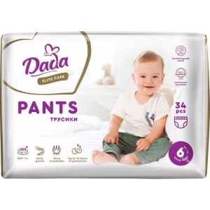 Одноразові підгузки-трусики Dada Elite Care Розмір 6 XL (15+ кг), 34 шт. (980764)
