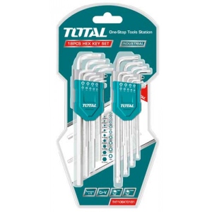Набір шестигранних ключів Total THT106KT0181 18 шт.