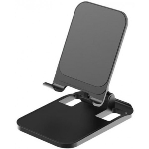 Тримач для мобільного пристрою SkyDolphin SH10 Folding Desktop Stand Black (PST-000053)