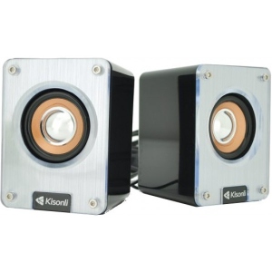 Комп'ютерна акустика звичайна 2.0 Kisonli K200/23411 Silver