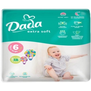 Одноразові підгузки Dada Extra Soft Розмір 6 (16+ кг.), 38 шт. (92497)
