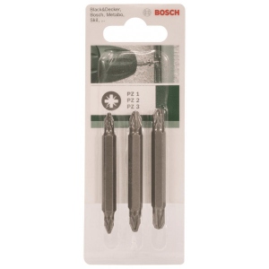 Біта для викрутки Bosch PZ/PZ 60 мм 3 шт. (2.609.255.962)