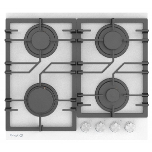 Варильна поверхня газова Borgio D 6390-19 White Glass